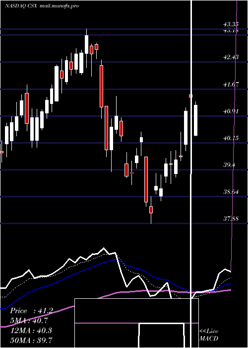  Daily chart CsxCorporation