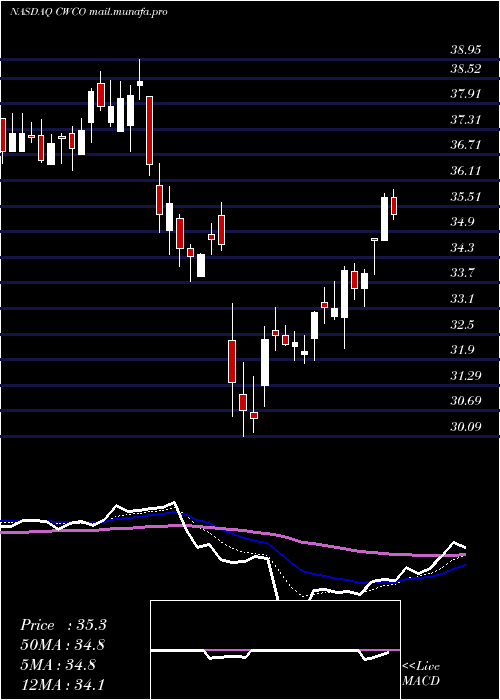  Daily chart ConsolidatedWater