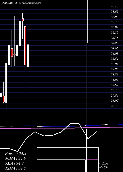  monthly chart ConsolidatedWater