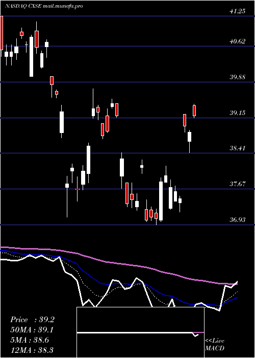  Daily chart WisdomtreeChina