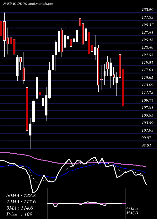  Daily chart DatadogInc