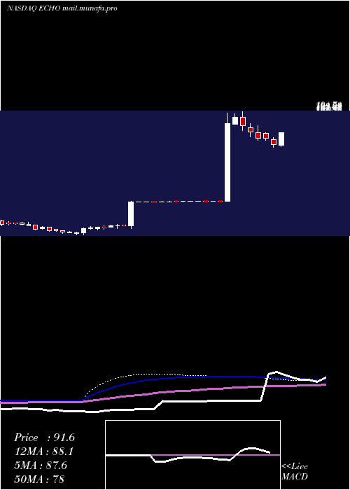  weekly chart EchoGlobal