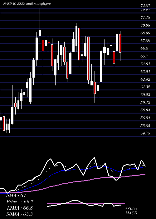  Daily chart Euroseas