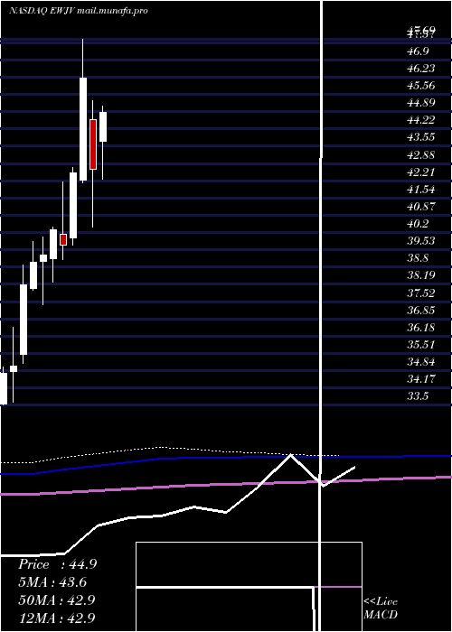  monthly chart IsharesMsci