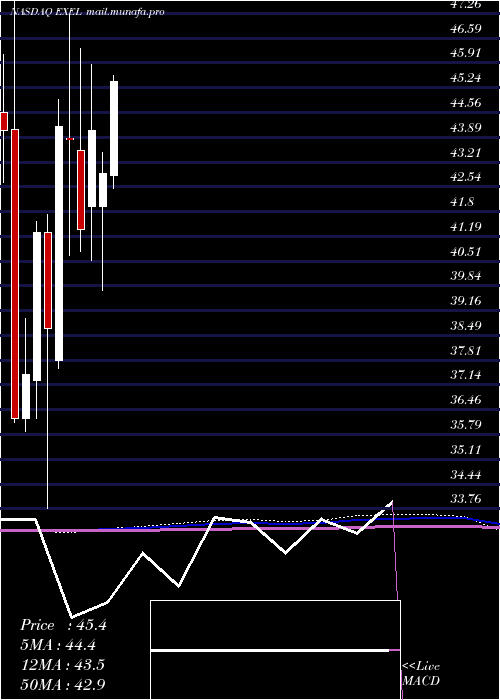  monthly chart ExelixisInc