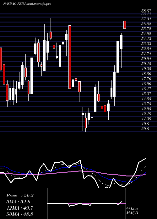  Daily chart FrequencyElectronics