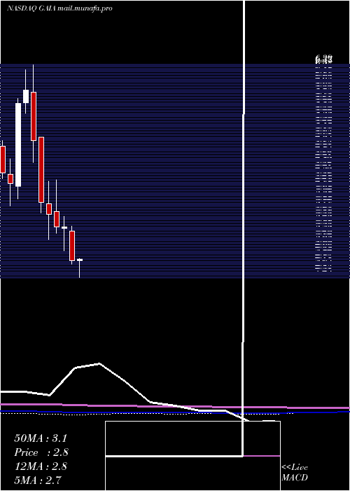  monthly chart GaiaInc