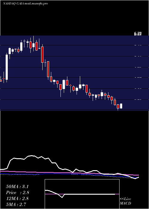  weekly chart GaiaInc