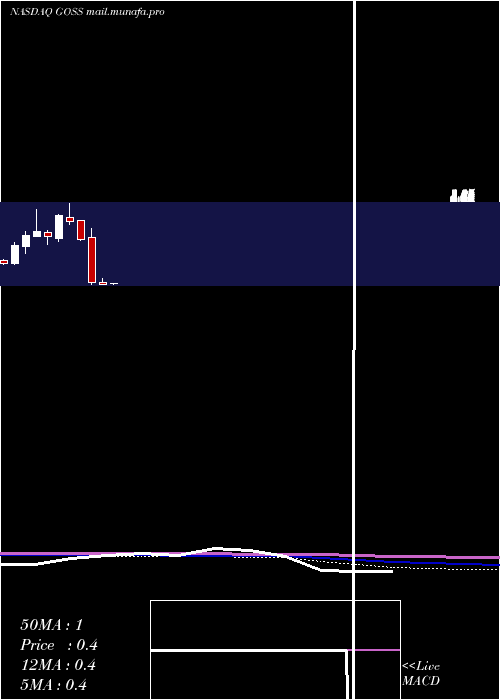  monthly chart GossamerBio