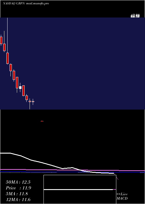 monthly chart GrouponInc