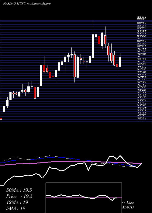  weekly chart HealthcareServices