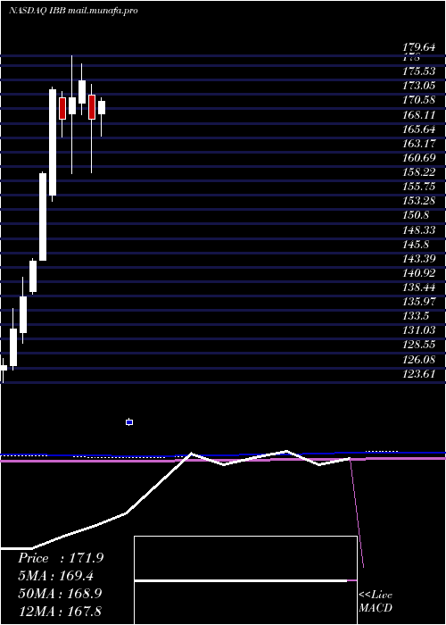  monthly chart IsharesNasdaq