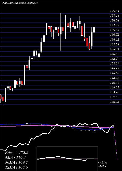  weekly chart IsharesNasdaq