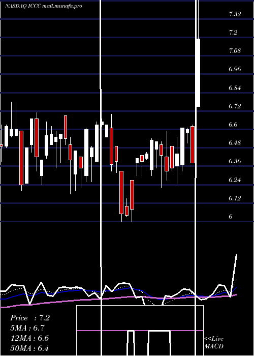 Daily chart ImmucellCorporation