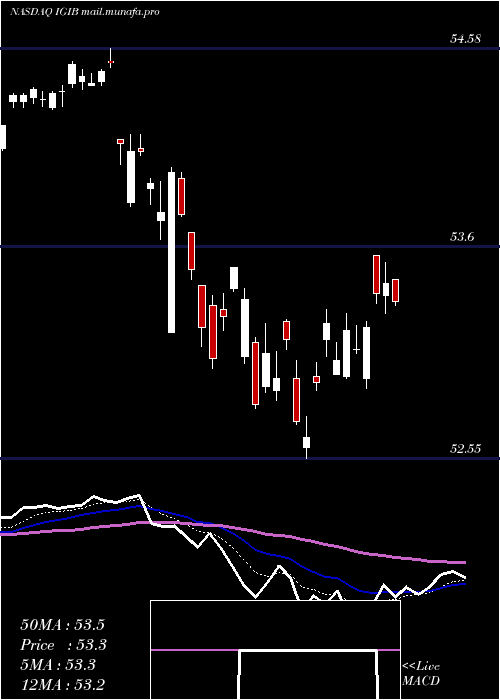  Daily chart IsharesIntermediate