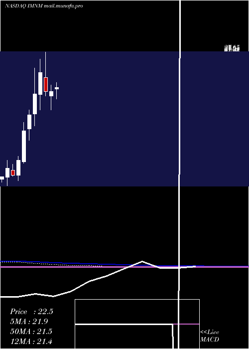  monthly chart ImmunomeInc