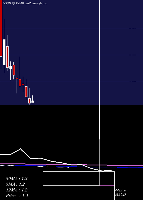  monthly chart InmuneBio