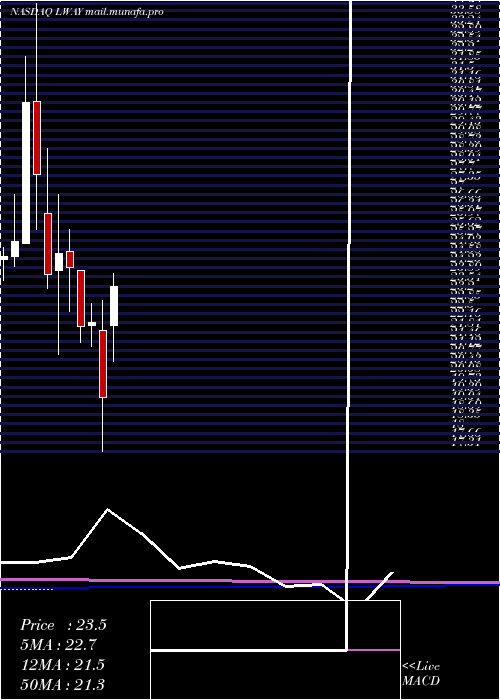  monthly chart LifewayFoods