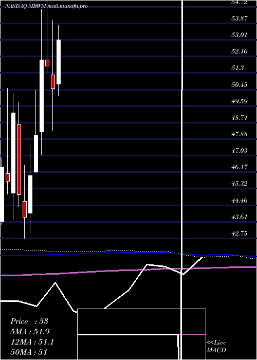  monthly chart MercantileBank