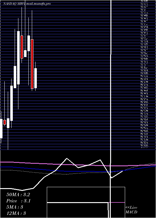  monthly chart MaravaiLifesciences