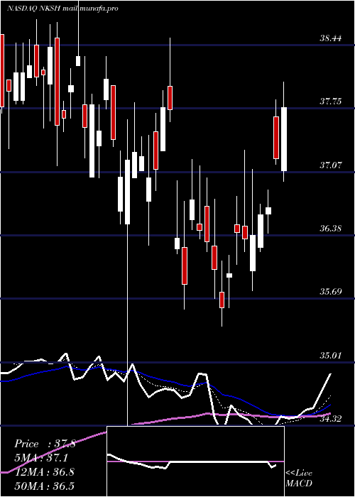  Daily chart NationalBankshares