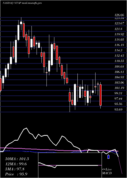  weekly chart NetappInc