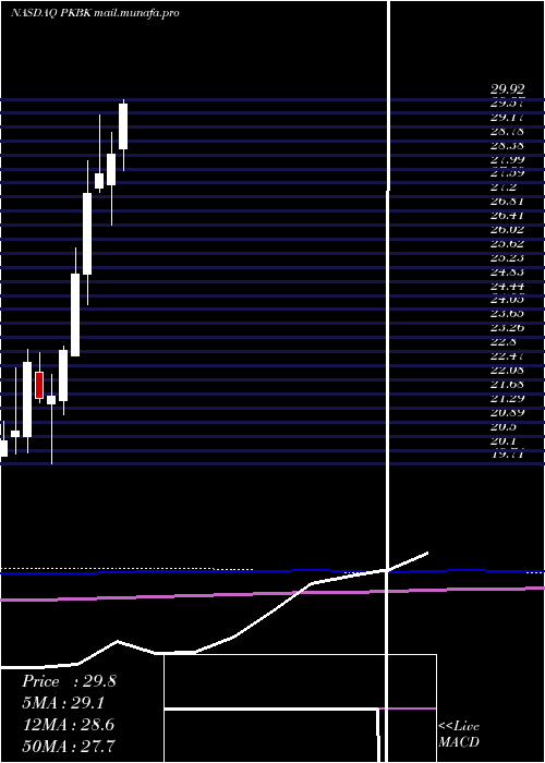 monthly chart ParkeBancorp