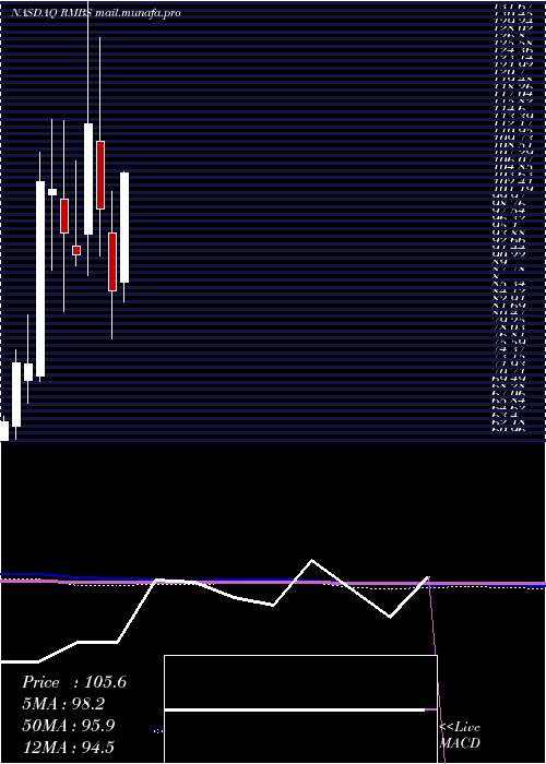  monthly chart RambusInc