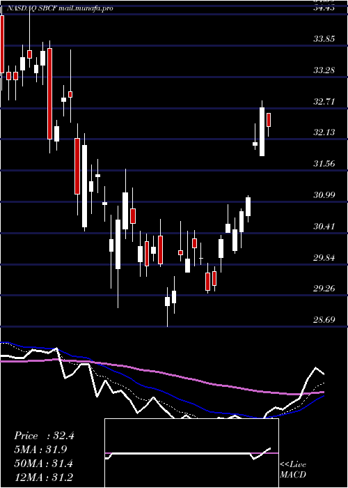  Daily chart SeacoastBanking