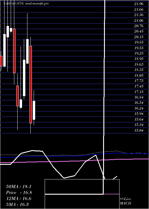  monthly chart ShoeCarnival