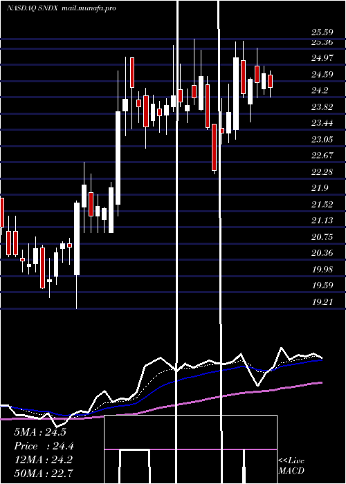  Daily chart SyndaxPharmaceuticals