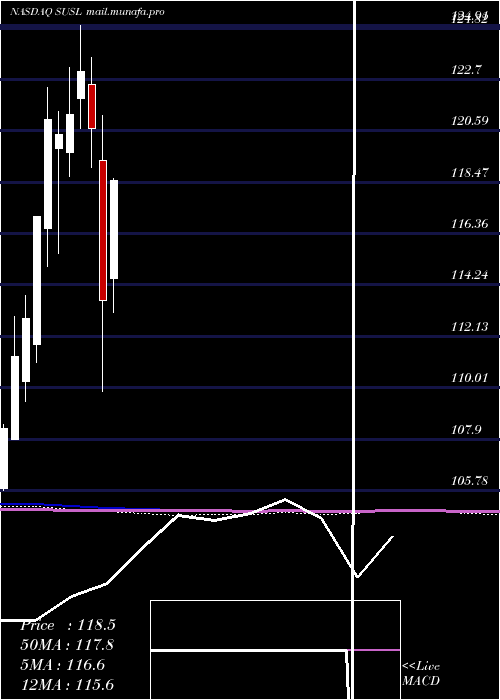  monthly chart IsharesEsg