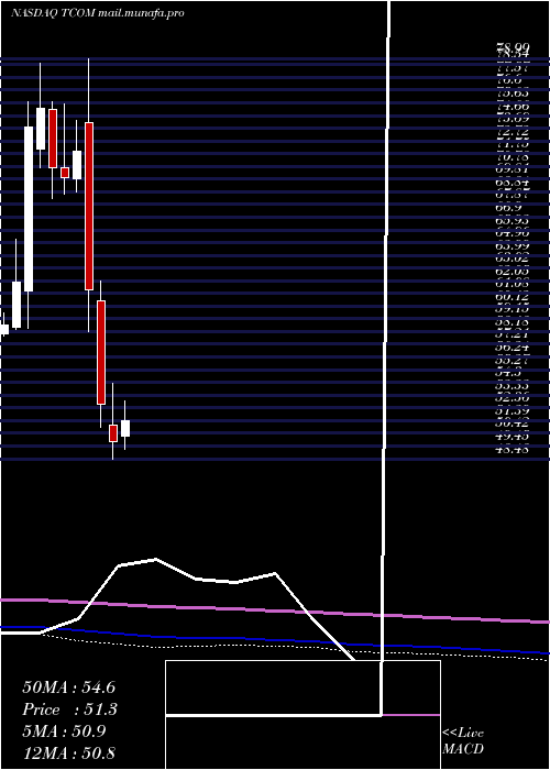  monthly chart TripCom