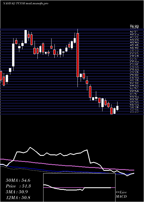  weekly chart TripCom