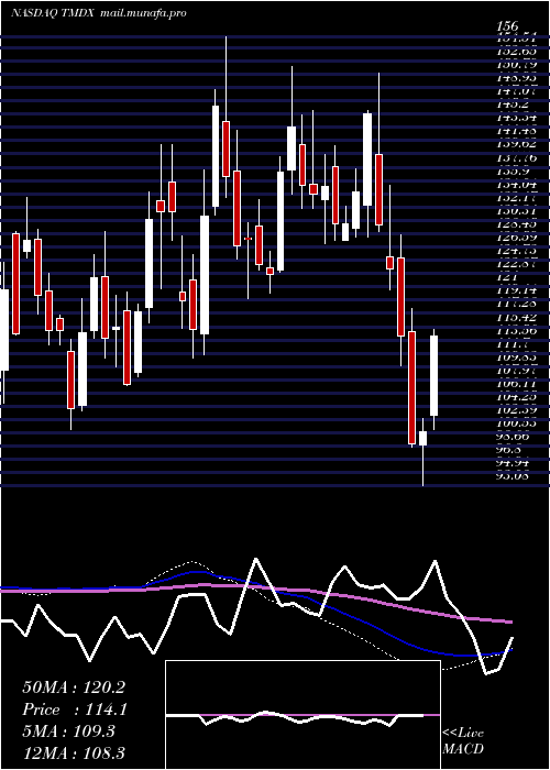  weekly chart TransmedicsGroup