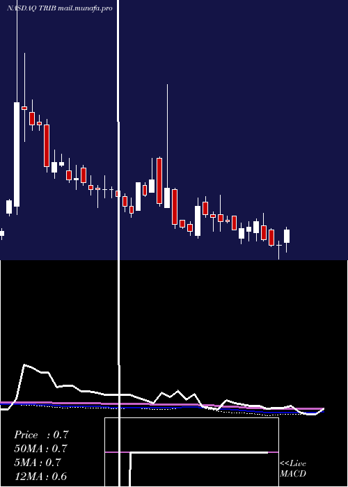  weekly chart TrinityBiotech