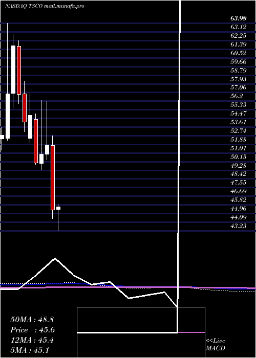  monthly chart TractorSupply
