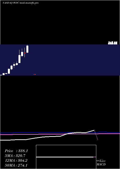  monthly chart WesternDigital
