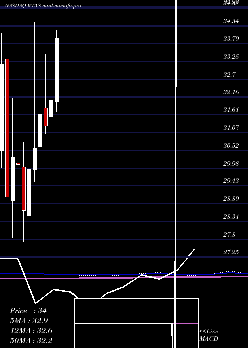  monthly chart WeycoGroup