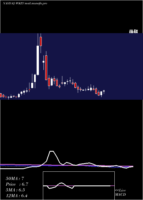  weekly chart WisekeyInternational