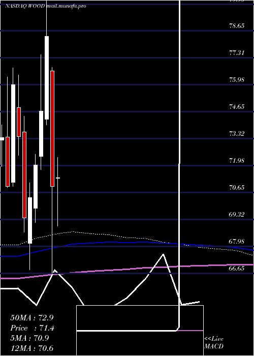  monthly chart IsharesS
