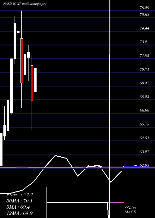  monthly chart IsharesExponential