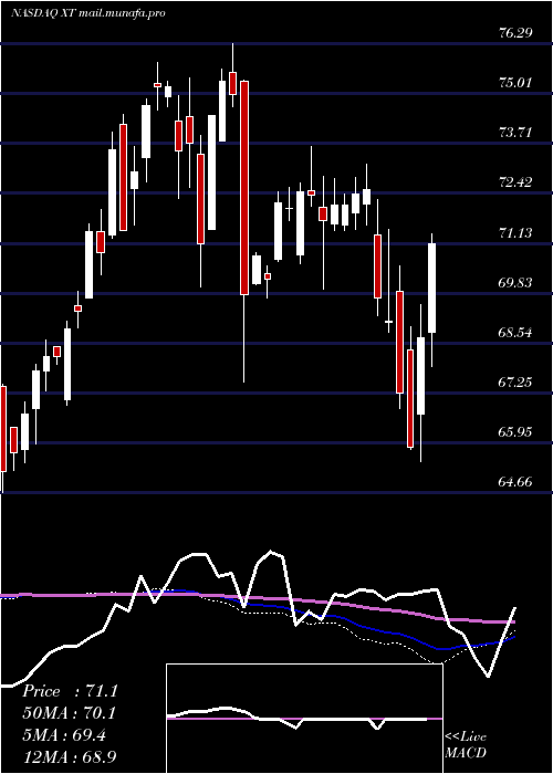  weekly chart IsharesExponential