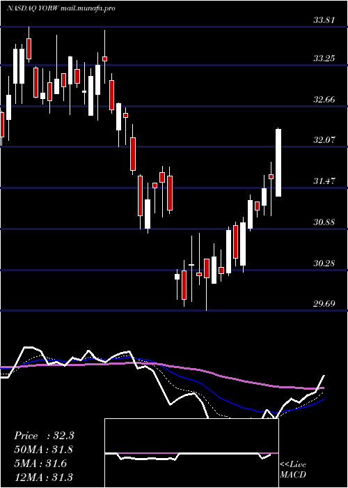  Daily chart YorkWater