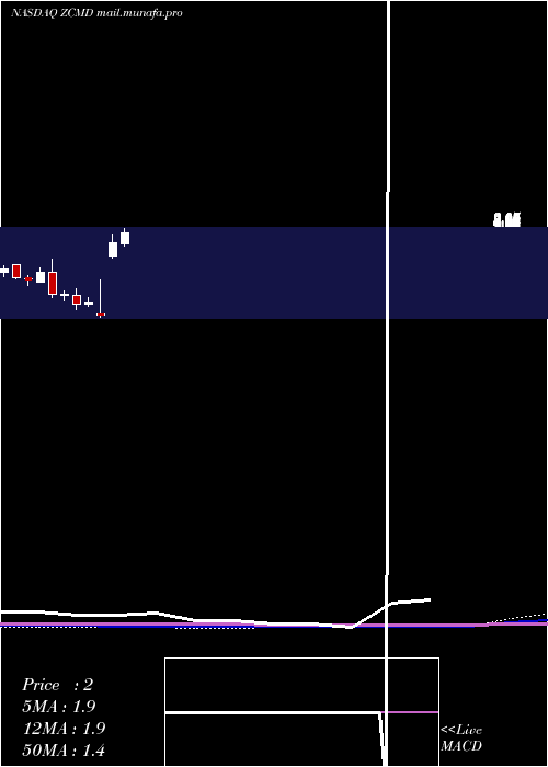  monthly chart ZhongchaoInc