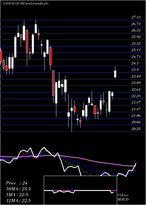  Daily chart ZumiezInc