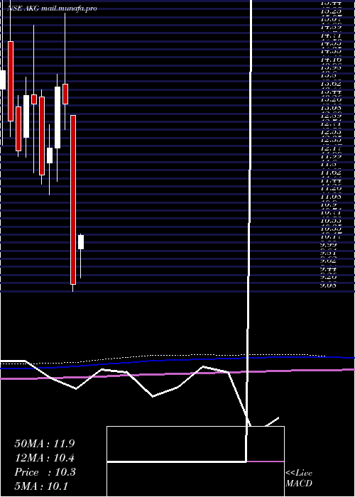  monthly chart AkgExim