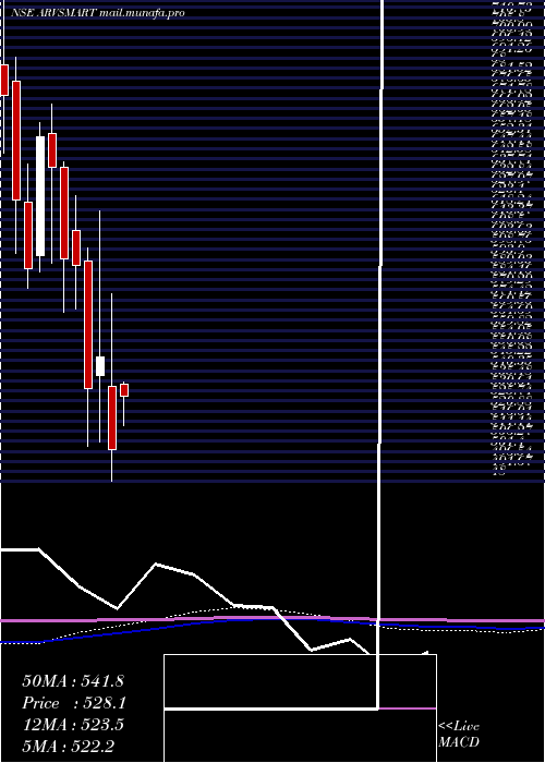  monthly chart ArvindSmartspaces