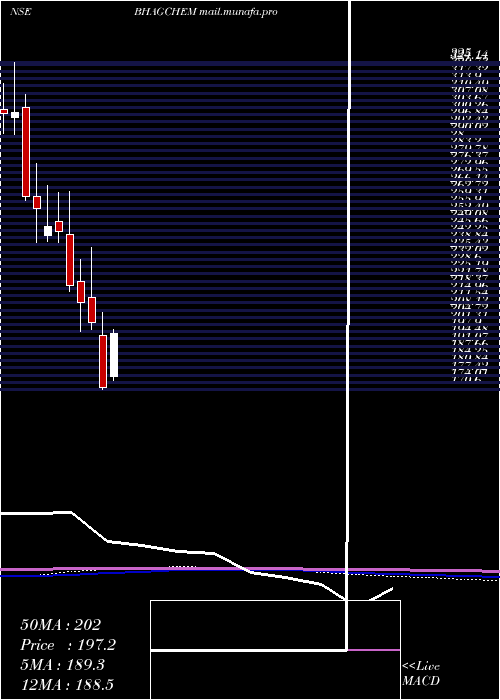  monthly chart BhagiradhaChem