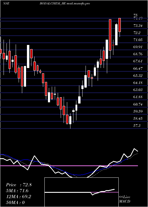  Daily chart BodalChemicals